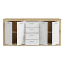 Baccio 198cm 4 Door 4 Drawer Sideboard (BCCK251)