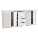 Baccio 198cm 4 Door 4 Drawer Sideboard (BCCK251)