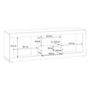 Baccio 148cm 2 Door TV Unit with Drawer (BCCT134)