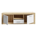 Baccio 148cm 2 Door TV Unit with Drawer (BCCT134)