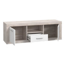 Baccio 148cm 2 Door TV Unit with Drawer (BCCT134)