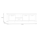 Baccio 178cm 3 Door Right-Hand TV Unit (BCCT141R)