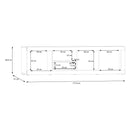 Baccio 178cm 3 Door Right-Hand TV Unit (BCCT141R)