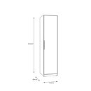 Cadix 51 cm single-door wardrobe (left-hand)