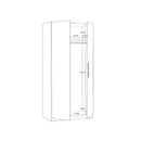 Cadix 101 cm two-door wardrobe