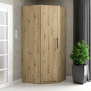 Cadixo 95 cm corner wardrobe