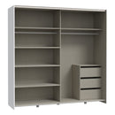 Checkmate 191 cm Sliding Wardrobe