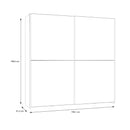 Checkmate 191 cm Sliding Wardrobe