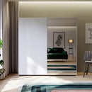 Checkmate 191 cm Mirror Wardrobe