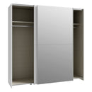Checkmate 191 cm Mirror Wardrobe