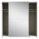 Checkmate 191 cm Mirror Wardrobe