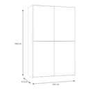 Checkmate 121 cm Sliding Wardrobe
