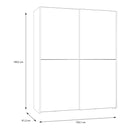 Checkmate 151 cm Sliding Wardrobe