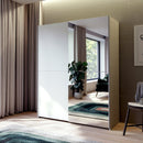 Checkmate 151 cm Mirror Wardrobe