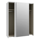 Checkmate 151 cm Mirror Wardrobe
