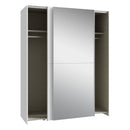 Checkmate 151 cm Mirror Wardrobe