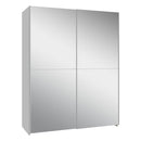 Checkmate 151 cm Mirror Wardrobe
