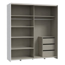 Checkmate 171 cm Sliding Wardrobe