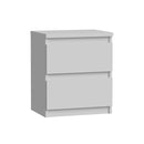 Chelsea 42cm 2 Drawer Bedside Table (CHLK111)