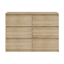 Chelsea 110cm 6 Drawer Chest (CHLK24)