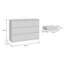 Chelsea 110cm 6 Drawer Chest (CHLK24)