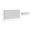 Chelsea 154cm 6 Drawer Chest (CHLK261)