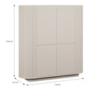 Chikuma Highboard Cabinet 162cm (CHKK621)