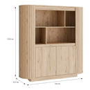 Chikuma Highboard Cabinet 162cm (CHKR621)