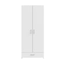 ECONOBOX Wardrobe with 2 Doors and 1 Drawer