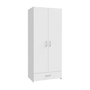 ECONOBOX Wardrobe with 2 Doors and 1 Drawer