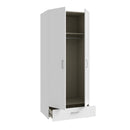 ECONOBOX Wardrobe with 2 Doors and 1 Drawer