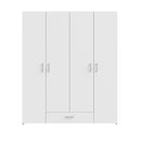 ECONOBOX Wardrobe with 4 Doors and 2 Drawers