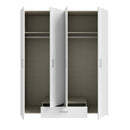 ECONOBOX Wardrobe with 4 Doors and 2 Drawers