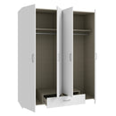 ECONOBOX Wardrobe with 4 Doors and 2 Drawers