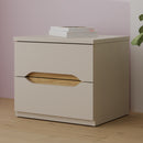 EDWAL Bedside Table with 2 Drawers