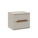 EDWAL Bedside Table with 2 Drawers