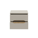 EDWAL Bedside Table with 2 Drawers