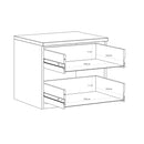 EDWAL Bedside Table with 2 Drawers