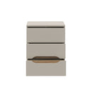 EDWAL High Bedside Table with 3 Drawers