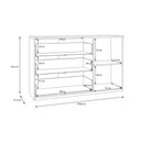EDWAL Chest of Drawers with 1 Door and 3 Drawers
