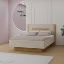 EDWAL Bed Frame with Lift-Up Storage, 140 × 200 cm
