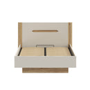 EDWAL Bed Frame with Lift-Up Storage, 140 × 200 cm