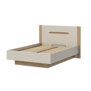 EDWAL Bed Frame with Lift-Up Storage, 140 × 200 cm