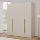 EDWAL Wardrobe with 4 Soft-Close Doors
