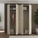 EDWAL Wardrobe with 4 Soft-Close Doors