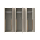 EDWAL Wardrobe with 6 Soft-Close Doors
