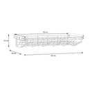 Grey Metal Wardrobe Shoe Rack