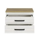 Elara Bedside Table with 2 Drawers
