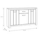 Elara 3-Door Chest of Drawers