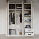 Elara 3-Door Wardrobe with 2 Drawers